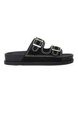 MIDNIGHT GLAM COMFORT SLIDE-BLACK