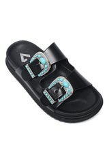 TURQUOISE DELUX COMFORT COMFY-BLACK