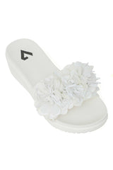 COMFY 3D FLOWER PLATFORMS-WHITE