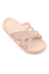 CROSSOVER SANDALS-BEIGE