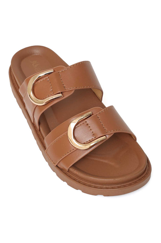 GOLDEN TOUCH SLIDE-CAMEL