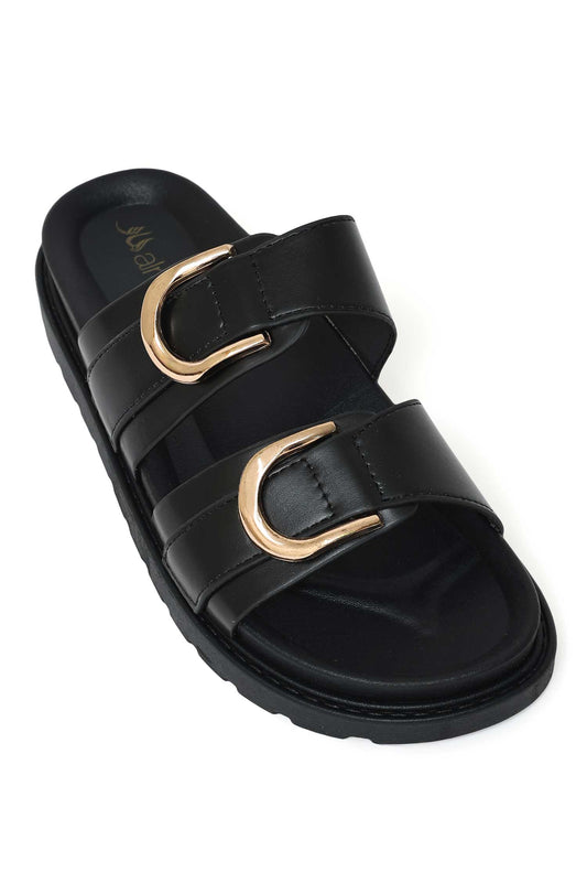 GOLDEN TOUCH SLIDE-BLACK