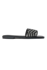 CHEVRON SPARK SLIDE-BLACK