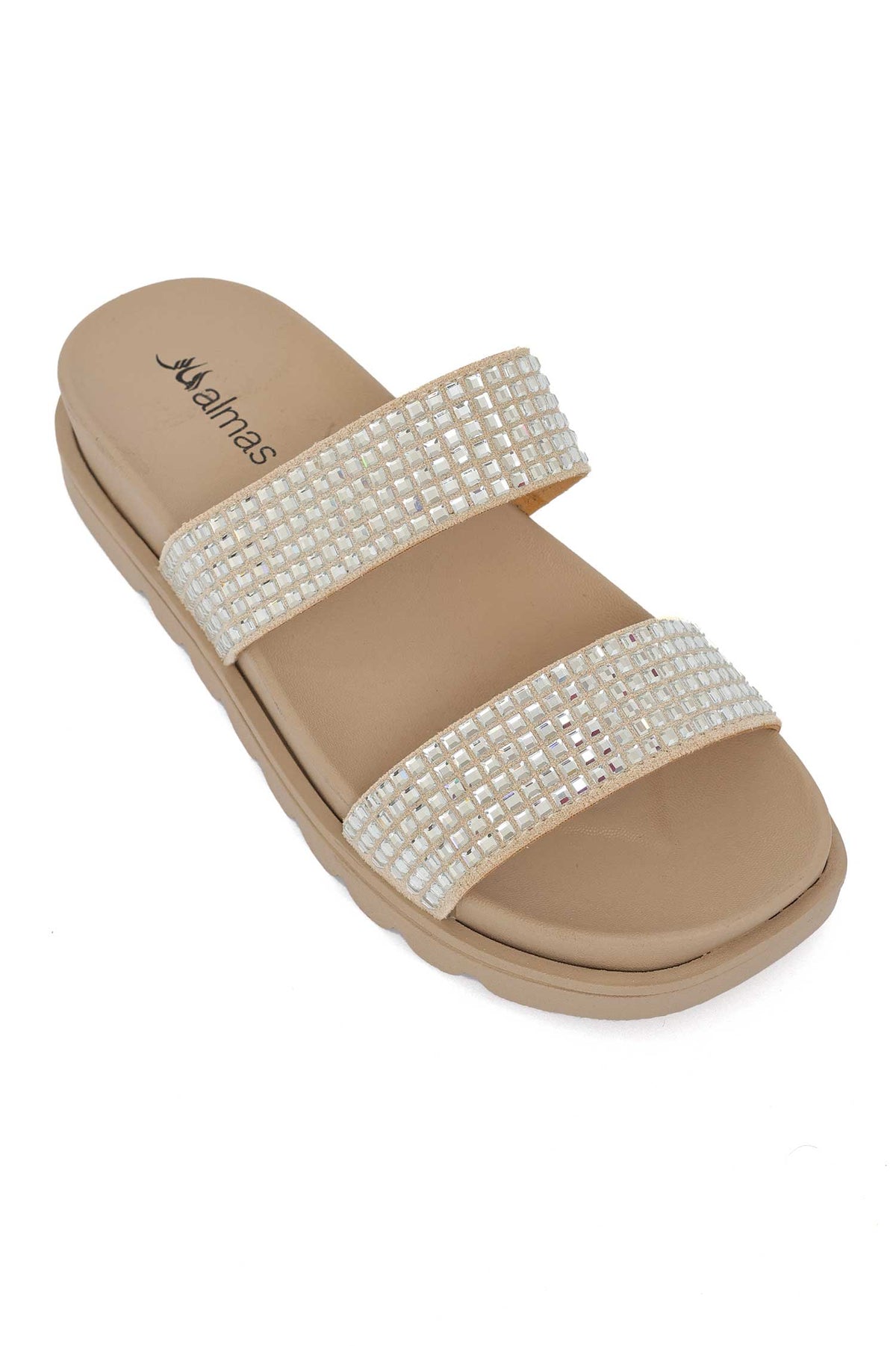 GLAM SPARKLE-STRIDE COMFY-BEIGE
