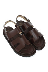 WESTPORT BLOCK STRAP SANDAL-COFFEE