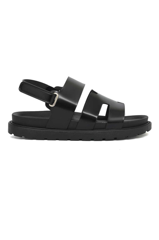 WESTPORT BLOCK STRAP SANDAL-BLACK