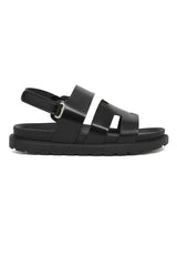 WESTPORT BLOCK STRAP SANDAL-BLACK