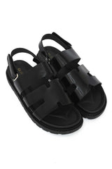 WESTPORT BLOCK STRAP SANDAL-BLACK