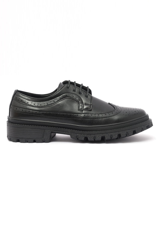 LASER CUT BROGUE-BLACK