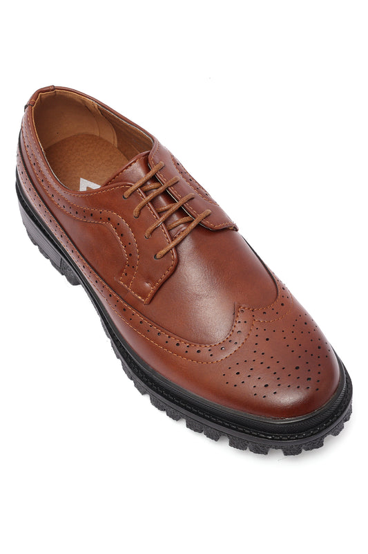 LASER CUT BROGUE
-BROWN