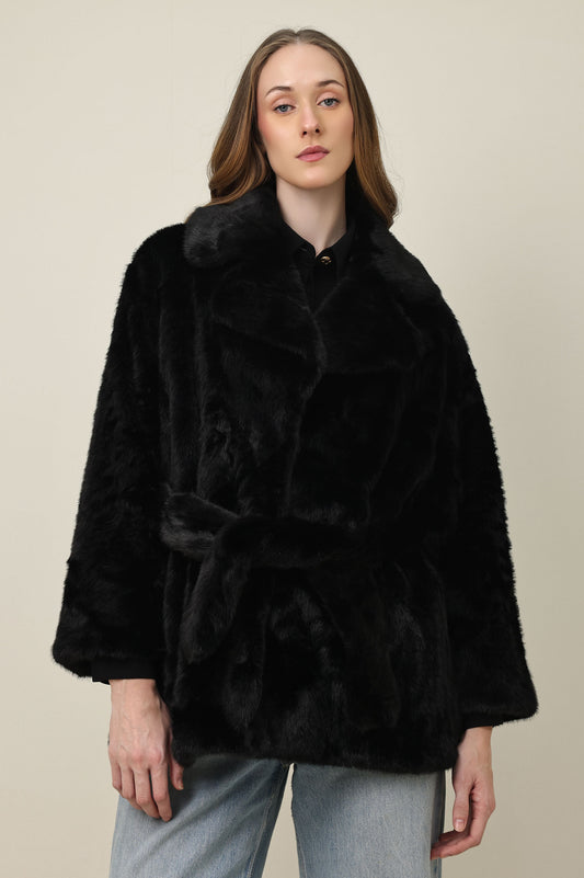 HERITAGE GRACE COAT BLAZER-BLACK