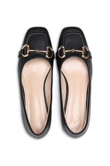 FLORENCE BLOCK HEELS-BLACK