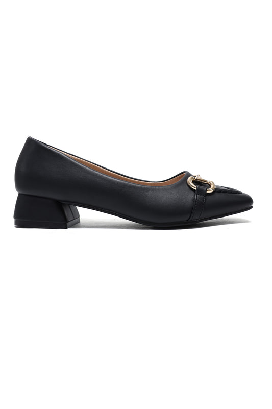 FLORENCE BLOCK HEELS-BLACK