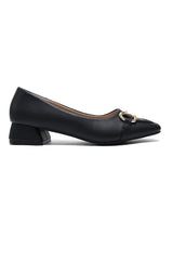 FLORENCE BLOCK HEELS-BLACK