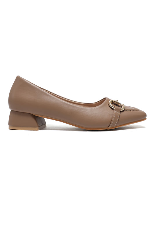 FLORENCE BLOCK HEELS-KHAKI