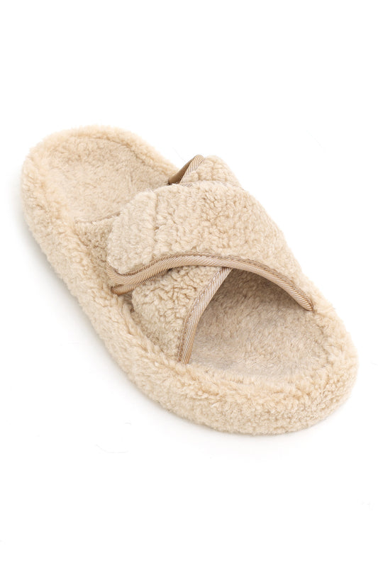 COMFY SLIDES-KHAKI