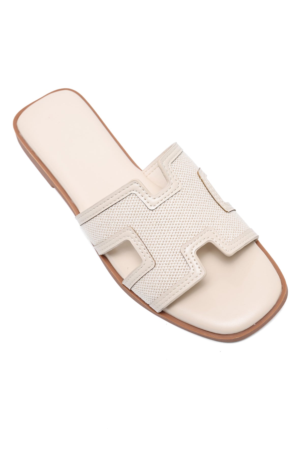 ELITE EMPORIUM SLIDES-BEIGE