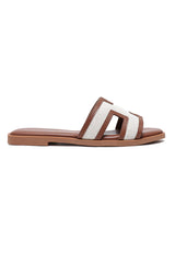 ELITE EMPORIUM SLIDES-CAMEL