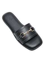 ARCH EQUESTRIAN SLIDES-BLACK