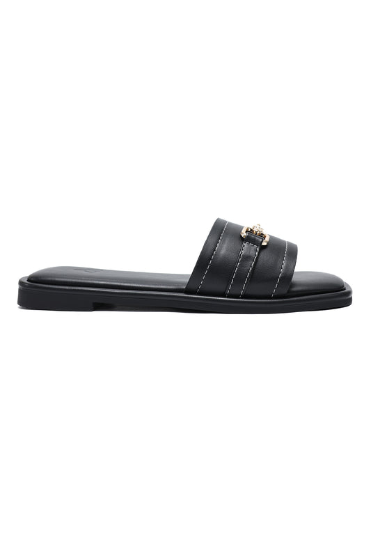 ARCH EQUESTRIAN SLIDES-BLACK