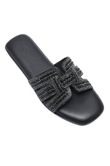 GRAND OPULENCE SLIDES-BLACK