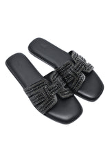 GRAND OPULENCE SLIDES-BLACK