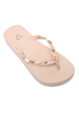 STARFISH DECOR SUMMER FLIP FLOP-NUDE