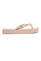 STARFISH DECOR SUMMER FLIP FLOP-NUDE