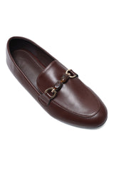 VERONA STONE LINK LOAFERS-COFFEE