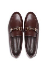 VERONA STONE LINK LOAFERS-COFFEE