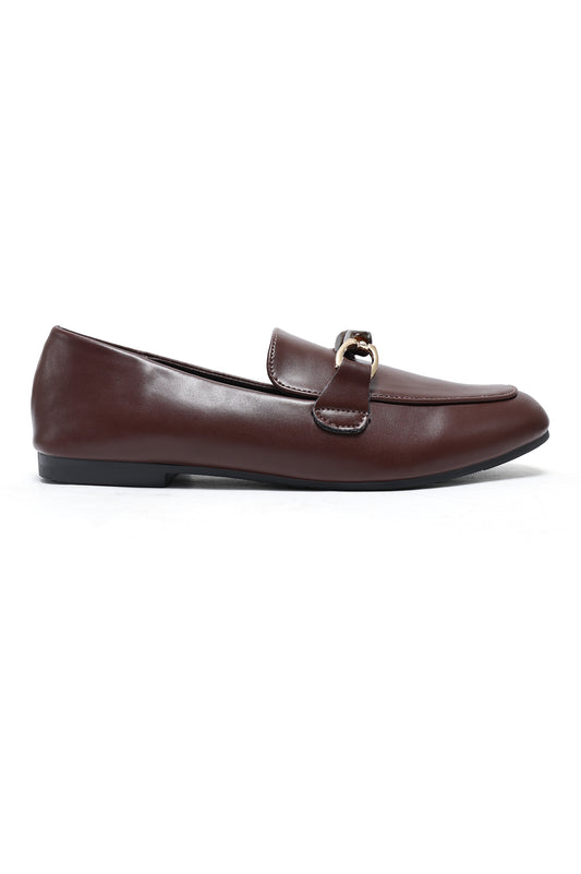 VERONA STONE LINK LOAFERS-COFFEE