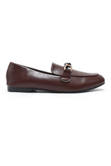 VERONA STONE LINK LOAFERS-COFFEE