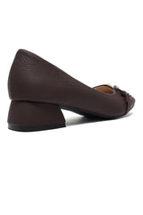 MODERN MUSE BLOCK HEELS-COFFEE