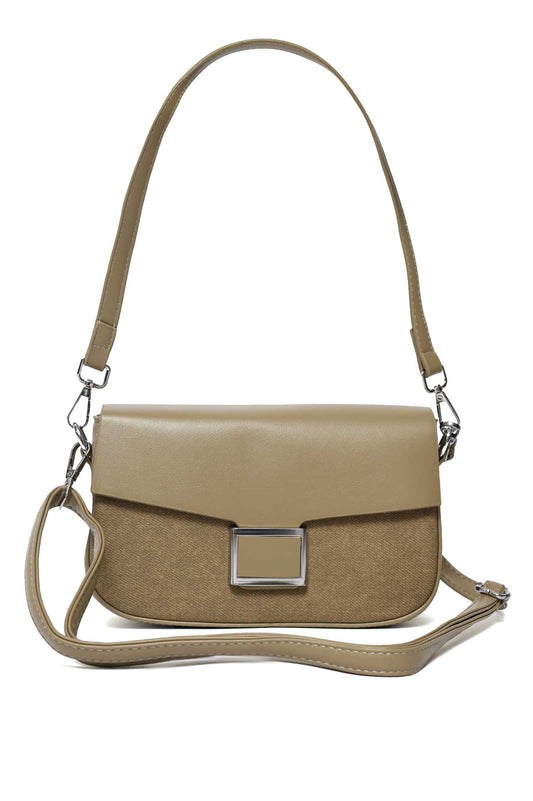 ARCHIVE LOCK FLAP BAG-DK/OLIVE