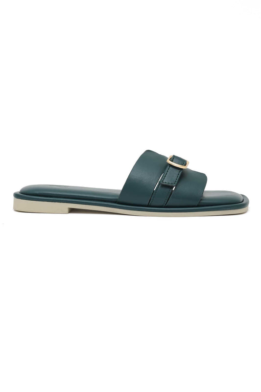 CUTOUT STRAP SQUARE SLIDE-TEEL