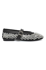 BEADWOVEN MESH BALLET-BLACK