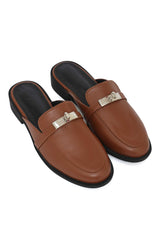 TOWNSETMODERN MULE-BROWN