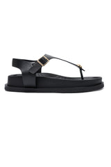 COMFORT GLEAM SANDALS-BLACK