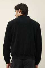 VARSITY INSPIRED JACKET-BLACK