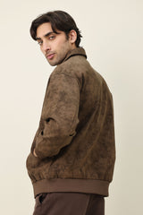 STONEHOLD ZIPPER JACKET-COFFEE