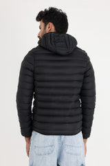 PUFFER JACKET-BLACK