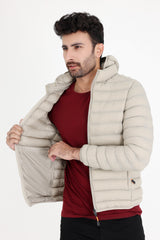 PUFFER JACKET-KHAKI