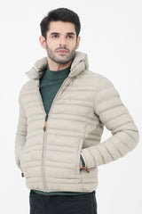 PUFFER JACKET-KHAKI