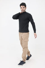 ALMAS SWEATER-CHARCOAL