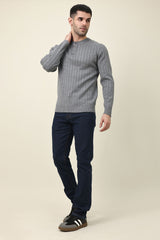 HENLEY SOLO SWEATER-GREY