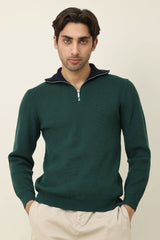 RIVIERA SLIM-FIT SWEATER-GREEN