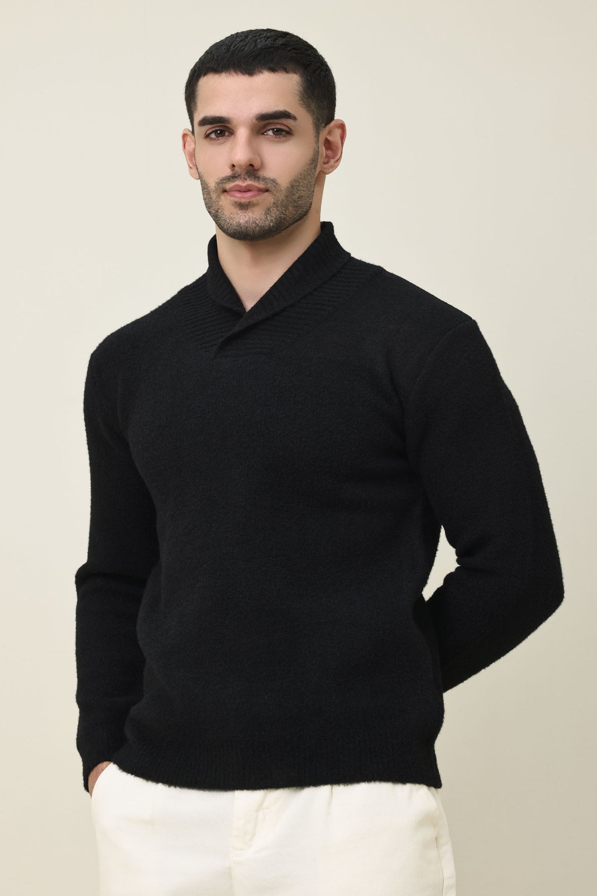HARBOUR HAVEN SWEATER-BLACK