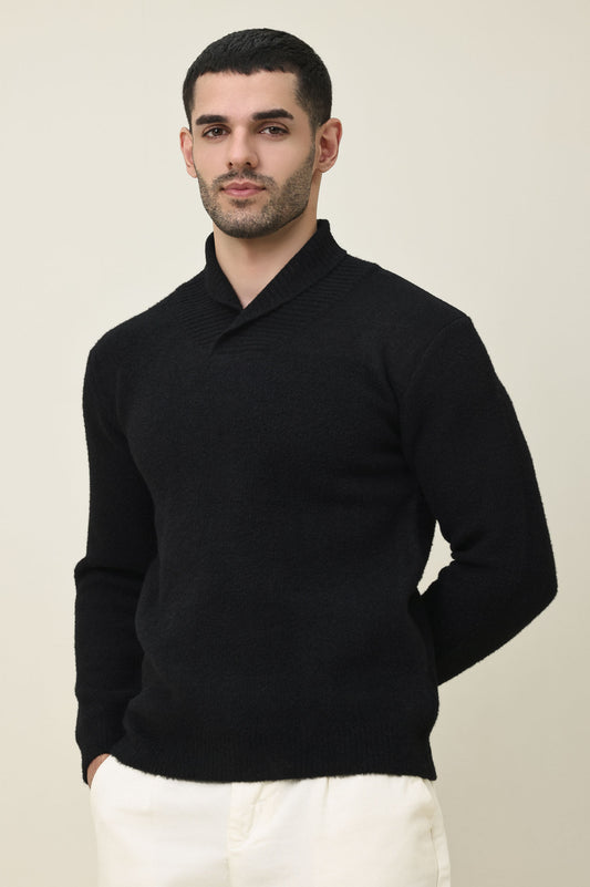 HARBOUR HAVEN SWEATER-BLACK