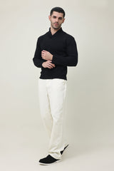 HARBOUR HAVEN SWEATER-BLACK