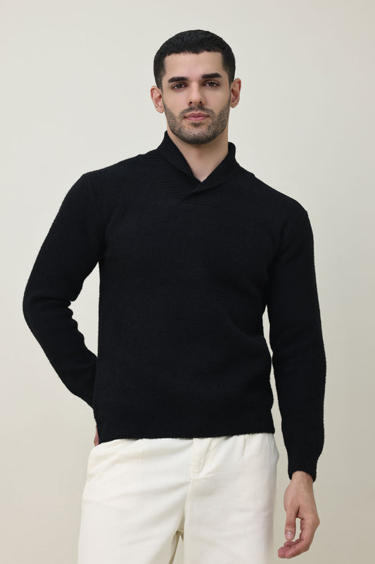 HARBOUR HAVEN SWEATER-BLACK